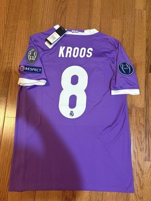 Adidas Real Madrid Toni Kroos#8 Champions League Final Jersey