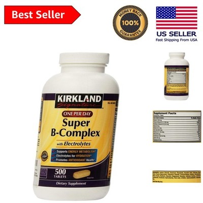 SIGNATURE Super B-Complex with Electrolytes, 1000 Count, Gluten-Free Tablets
