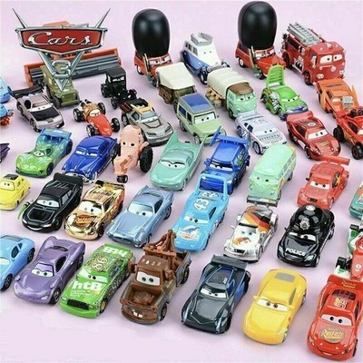 Disney Pixar Cars Lot Lightning McQueen 1:55 Alloy Model Toy Car