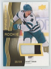 2023-24 UD Premier Memorabilia Patch Henry Thrun RC 38/49 #115