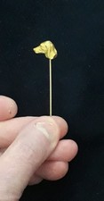 GOLD COLOURED IRISH SETTER STICKPIN