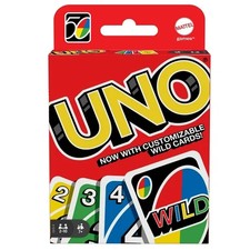 UNO @ With customized Wild Cards Age 7+ 2 to 10 People - 112Cards + Instruction