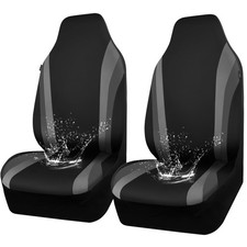 CAR PASS AquaShield Neoprene Waterproof Car Seat Covers for Front Seats Only,...