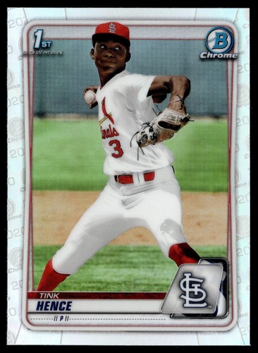 2020 Bowman Chrome Draft #BD-86 Tink Hence 1st Refractor RC