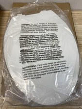 PROFLO PFTSE2000WH Elongated Closed-Front Toilet Seat and Lid - White