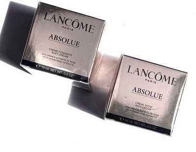 Lancome Absolue Soft Cream With Grand Rose Extracts 15ml x2