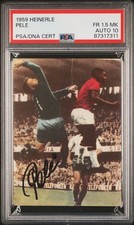 1959 HEINERLE PELE ROOKIE RC PSA 1.5 MK AUTO 10
