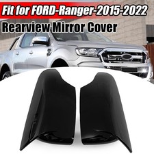 2* Schwarz Außenspiegel Abdeckung Spiegelkappen für Ford Ranger T7 T8 2015-2022