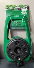 NEW Expert Gardener 8-Pattern, Adjustable  Sprinkler with Weighted Metal Base.