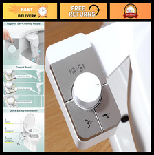 Ultra-Slim Bidet Attachment for Toilet, Dual Nozzle, Self-Cleaning, Cold Water W