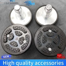 4 × 35mm Car Lift Rubber tray Heightening Feet Plus High Leg Pads Shaft Diameter