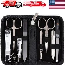 Travel-Friendly Manicure & Pedicure Set with Handmade Steel Tools - Kit 596