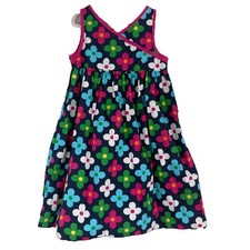 Carter's Floral Multicolor Sleeveless Sundress Knee Length Girls Size 6X