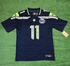 Seattle Seahawks Jaxson Smith-Njigba Blue 50th Year Jersey