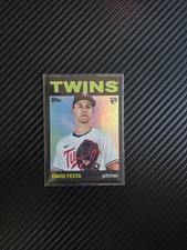 2025 Topps Archives - 1964 Topps David Festa #69 Black Foilboard (RC)