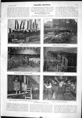 Old 1905 Scientific American Building Railway Train Apparatus Speed R 20th