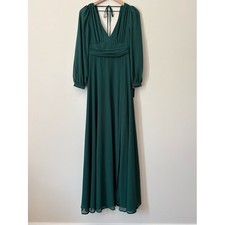 Lulus V-Neck Long Sleeve Maxi Dress
