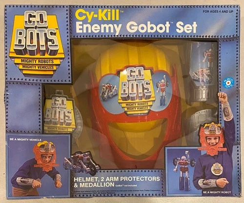 1984 TONKA GOBOTS CY-KILL ENEMY GOBOT ARMOR SET COMPLETE IN BOX VINTAGE ROBOT