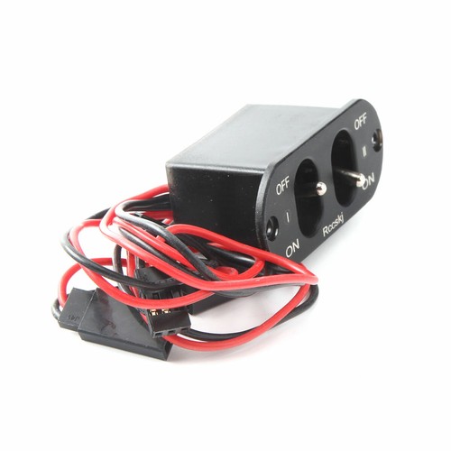 Rccskj Heavy Current Dual Charging Switch Fit FUTABA/JR Connector for RC Plane - Picture 3 of 8