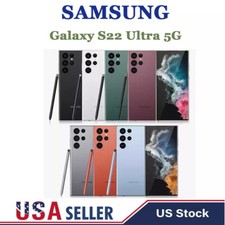 New sealed Samsung Galaxy S22 Ultra 5G S908U Factory Unlocked All colors 2Yr Wty