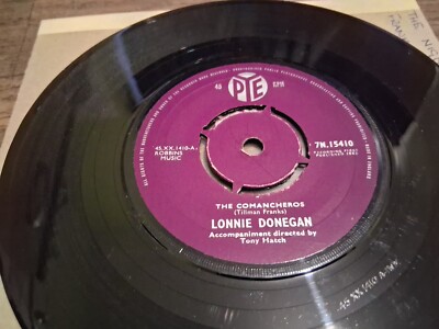 Lonnie Donegan - The Comancheros, 7'', (Vinyl) VG 1962