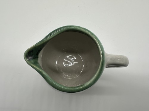 MA Hadley Stoneware Pottery Green Pear & Grapes Creamer &Sugar Bowl Lid Folk Art - Picture 5 of 8