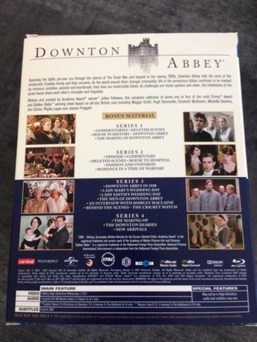 DOWNTON ABBEY Seasons 1-4 Complete TV Series 1234 Christmas New Region B Blu-Ray - Picture 3 of 12