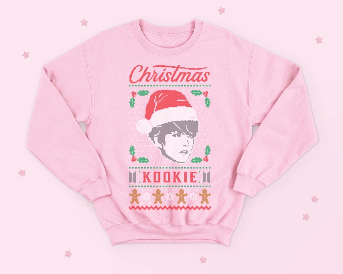Christmas Kookie Funny Christmas Jumper Sweater Unisex Jungkook Kpop Xmas |  eBay