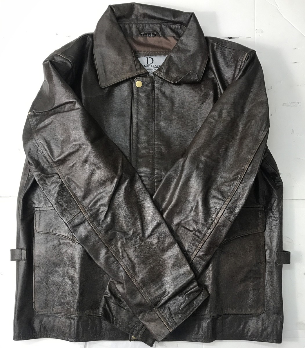 Indiana Jones Distressed Brown Genuine Cow Hide Skin Leather