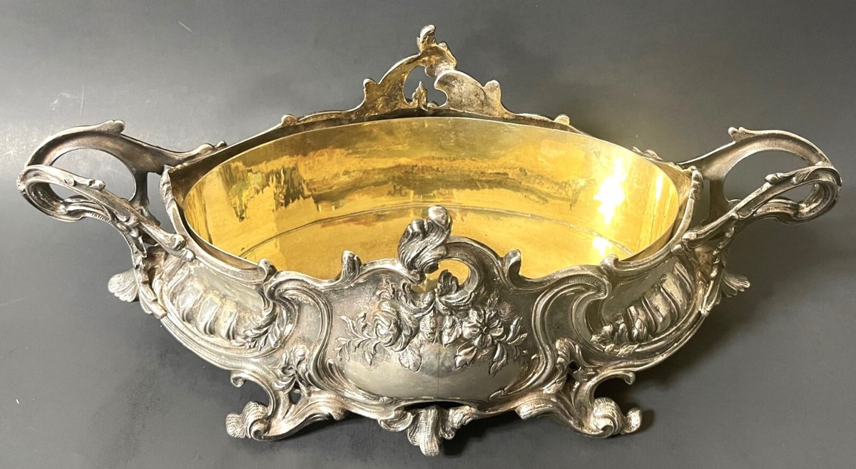 D サランSALINS 美しいルイXVモデル　ディナープレート Sarreguemines【Louis XV ルイ15世】ディナー24.5cm_A/サルグミンヌ