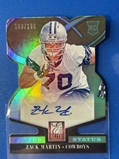 2014 Donruss Elite Zach Martin Gold Status RC Auto /199 F HOF Cowboy GOAT Tier