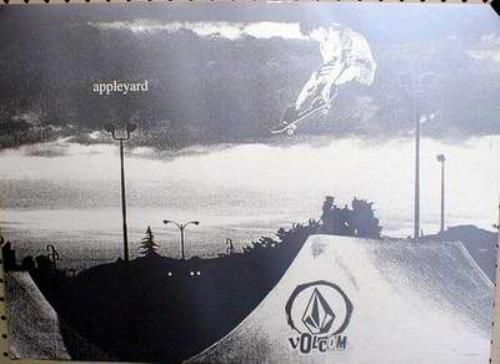 VOLCOM 2002 Mark Appleyard skateboard promo poster Flawless New Old Stock - Foto 1 di 1