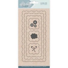 Card Deco - Stanzschablone XXL - Rahmen - Wel...