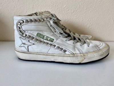 golden goose studded slide