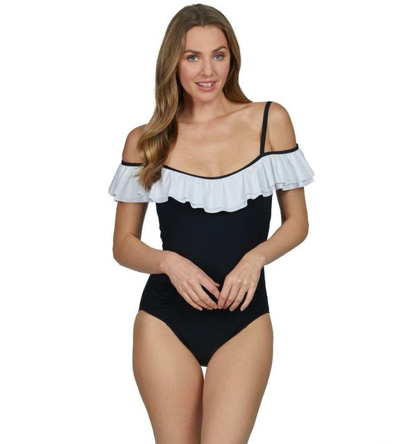 cold shoulder one piece swimsuit