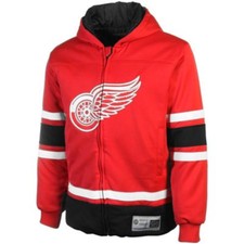 Detroit Red Wings NHL Youth Color Blocked Hooded Jacket