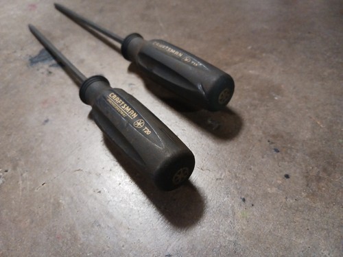 Vintage Craftsman Professional 47431 & 47432 USA WF N Torx Drivers T15 T20 - Picture 5 of 5