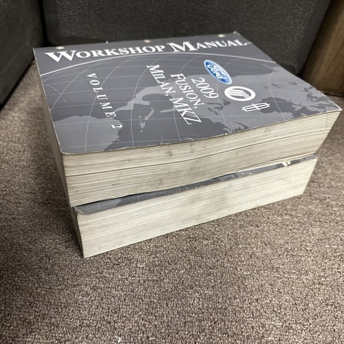 2009 Ford Fusion, Milan, MKZ Shop Service Repair Manual OEM Volume 1 & 2 - Picture 2 of 8