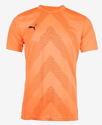 Puma Men Team Glory T-Shirts Athletic Orange Run Tee Top Jersey Shirt  70501721 | eBay