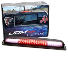 F1 Strobe Smoke Lens w/Red Chrome Reflex LED 3rd Brake Light For Nissan Frontier