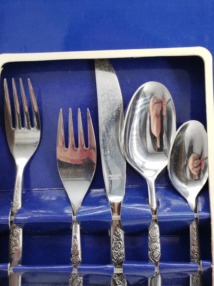 Винтажный сервиз столовых приборов для 8 (50 шт.) роз The Market Place - Изображение 4 из 4