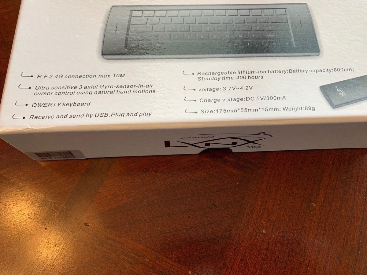 Android Lynx Wireless Mini Keyboard / Air Mouse OPTKEY-2 | eBay