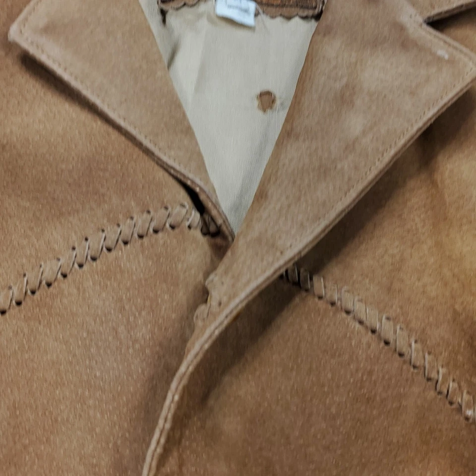 Chaqueta occidental de cuero vintage Echo Mountain by Arturo para mujer talla 44 unisex LEER Foto 3 de 4