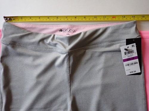 Girls New Ideology Size XXL 18 Leggings Activewear Sports Pants Gray Full Length - Picture 11 of 19