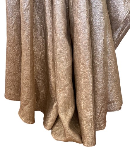 Abito da sera Mac Duggal monospalla metallizzato con volant taglia 2 ostrica $598 - Foto 14 di 21