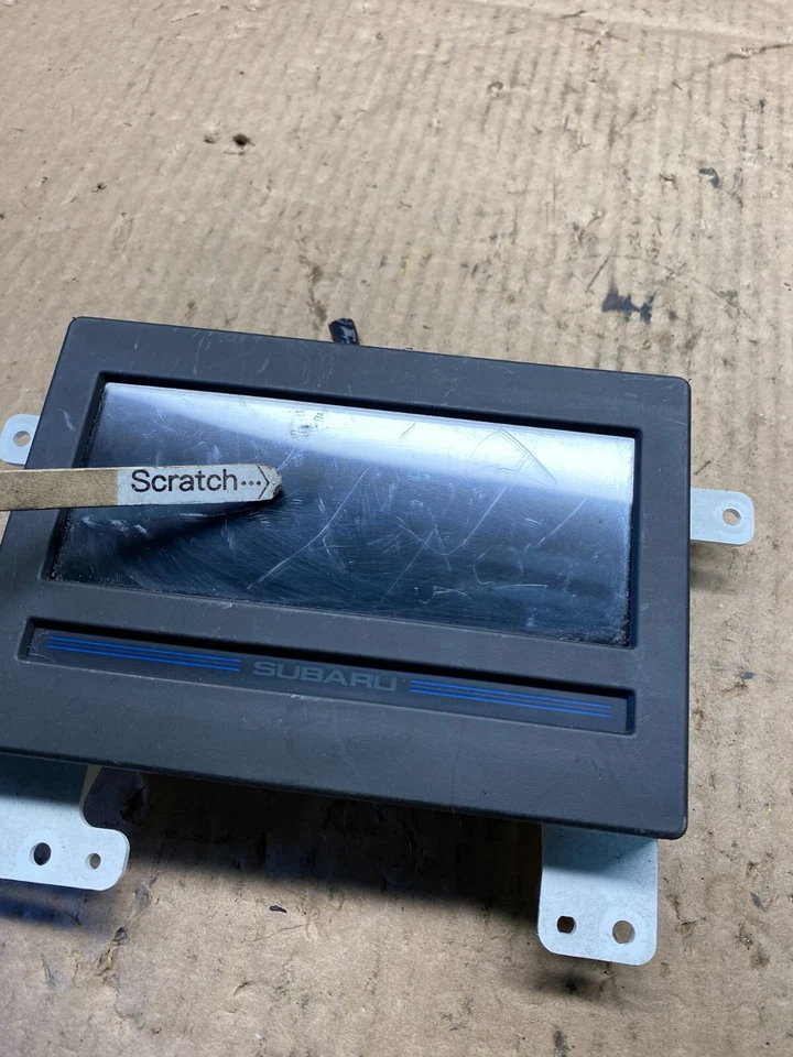 Reproductor de radio Subaru Tribeca 2008 2014 pantalla de información O7058 DG fabricante original Foto 2 de 4