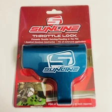 Sunline MX Twist Throttle Grip Lock Blue Honda Kawasaki KTM Suzuki Yamaha All
