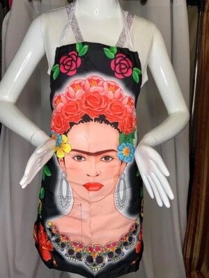 Frida Kitchen Apron Mandil de Cocina Delantal Mandiles BBQ Cookouts Cooking