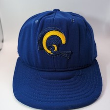 VTG New Los Angeles RAMS Logo Snapback Hat Ball Cap Please See Description