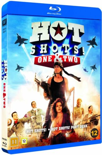 ¡Hot Shots! 1&2 Parte Dos Películas Set BLU-RAY NUEVO Envío Gratuito (EE. UU.) - Imagen 1 de 2
